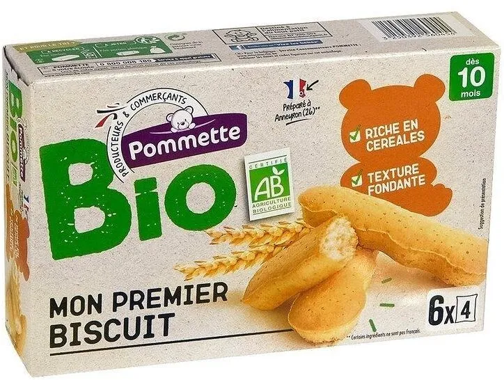 Mon premier Biscuits bio 120g Pommette BIO