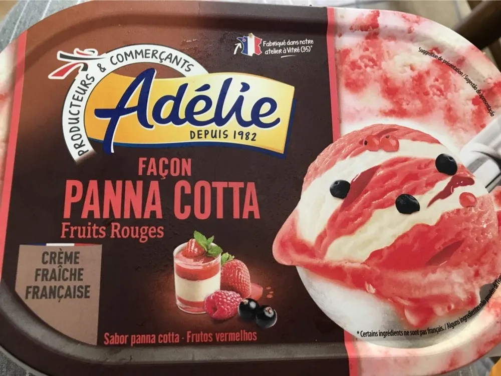 Panna cotta fruits rouges