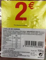 Lamelle de chorizo