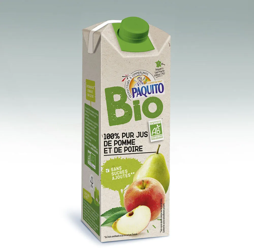 Pj pomme poire bio brique 75cl