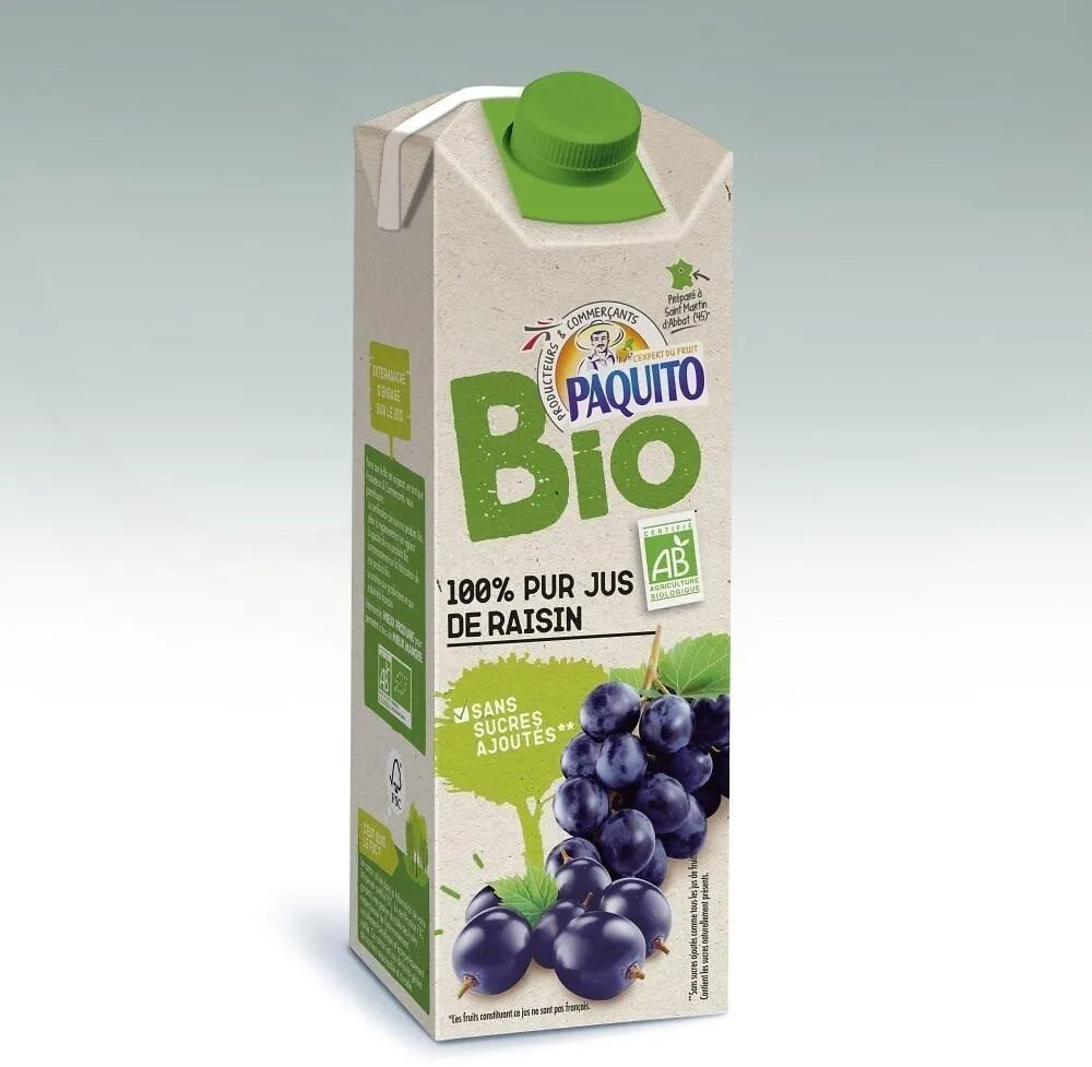 Pj raisin bio brique 75cl