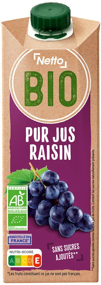 Pj raisin bio brique 75cl