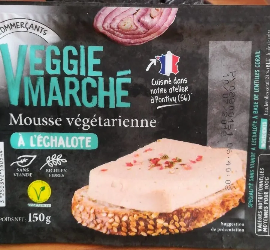 Mousse végétarienne à l'échalote