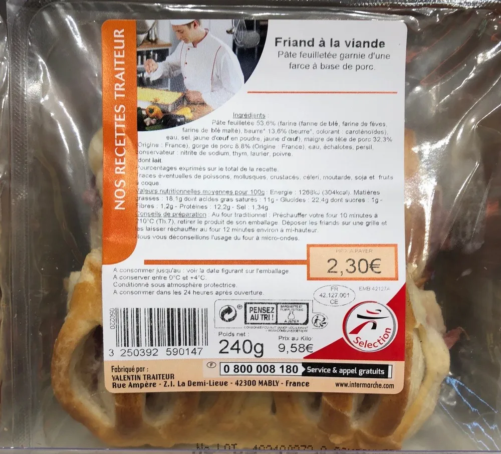 Friand à la viande