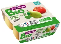 Quadrette pomme poire BIO- 4 mois 4x100g
