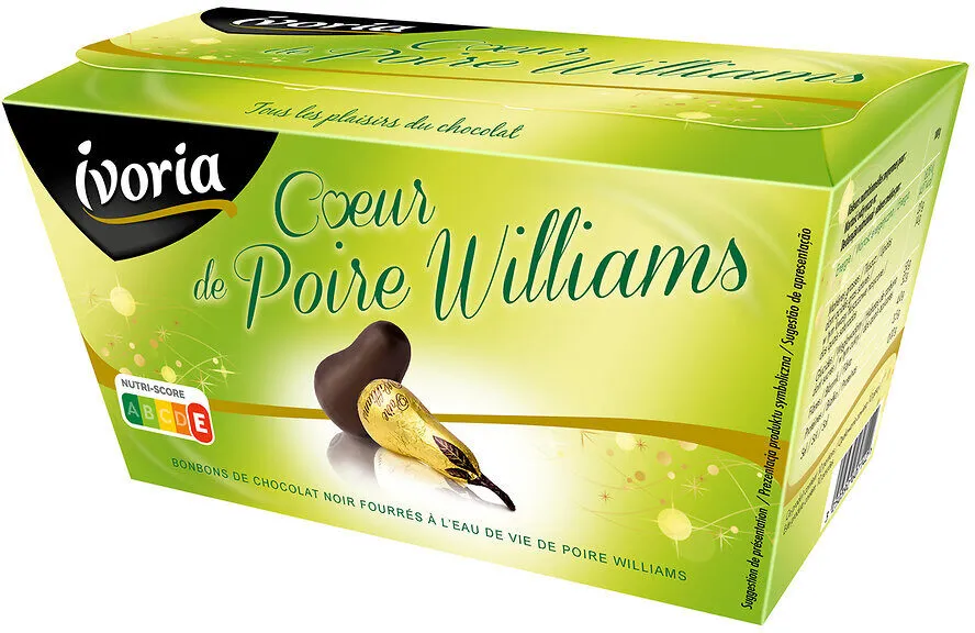 Ballotin Coeur de Poire Williams - 200g