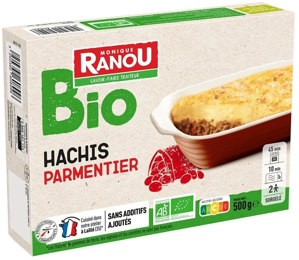 HACHIS PARMENTIER BIO 500g