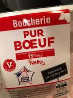 Viande hachée pur boeuf 15%