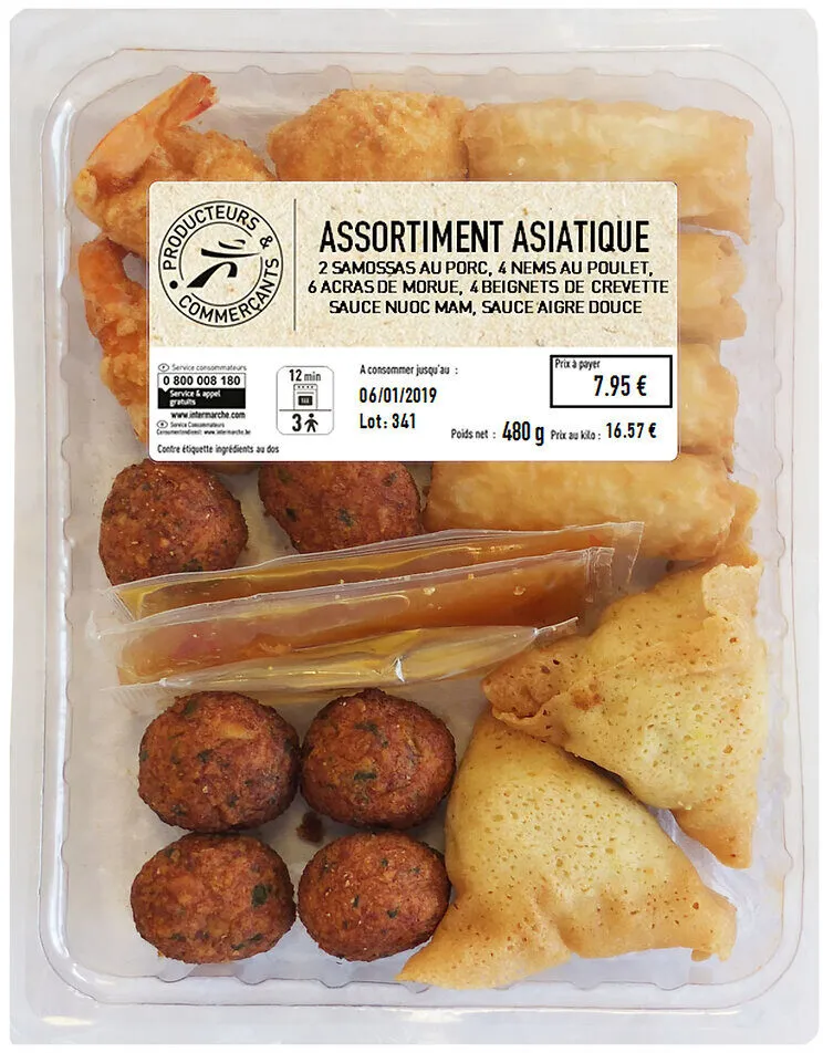 Assortiment asiatique 480g fe