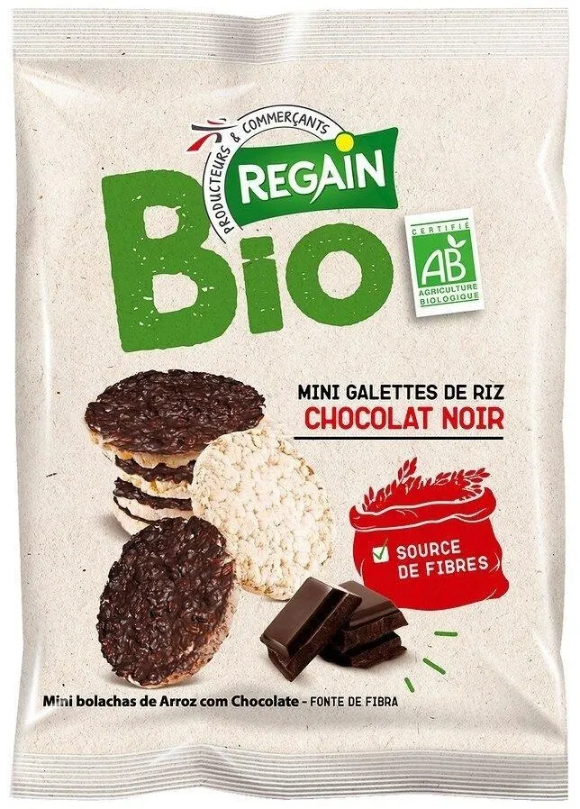 Mini galettes riz et chocolat noir BIO 60g