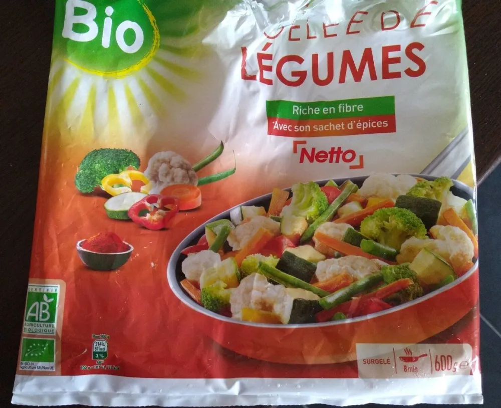Poêlée de légumes bio