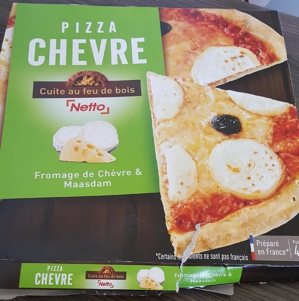 Pizza chèvre (cuite au feu de bois)