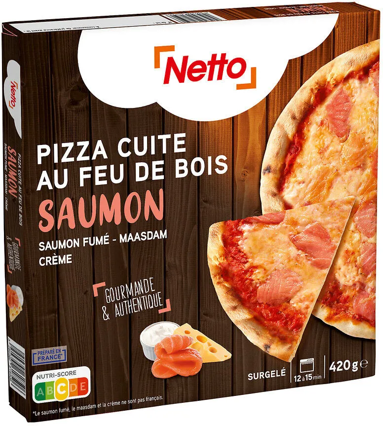 Pizza saumon (cuite au feu de bois)