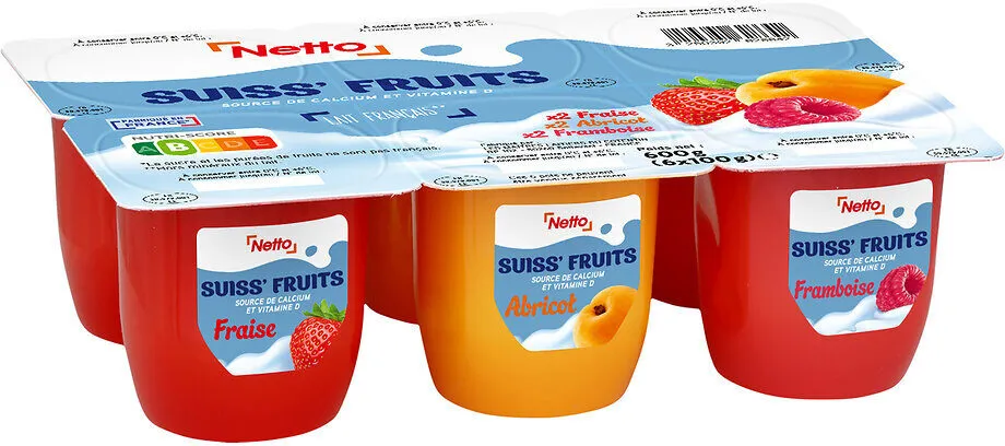 Suiss'fruits 6x100g