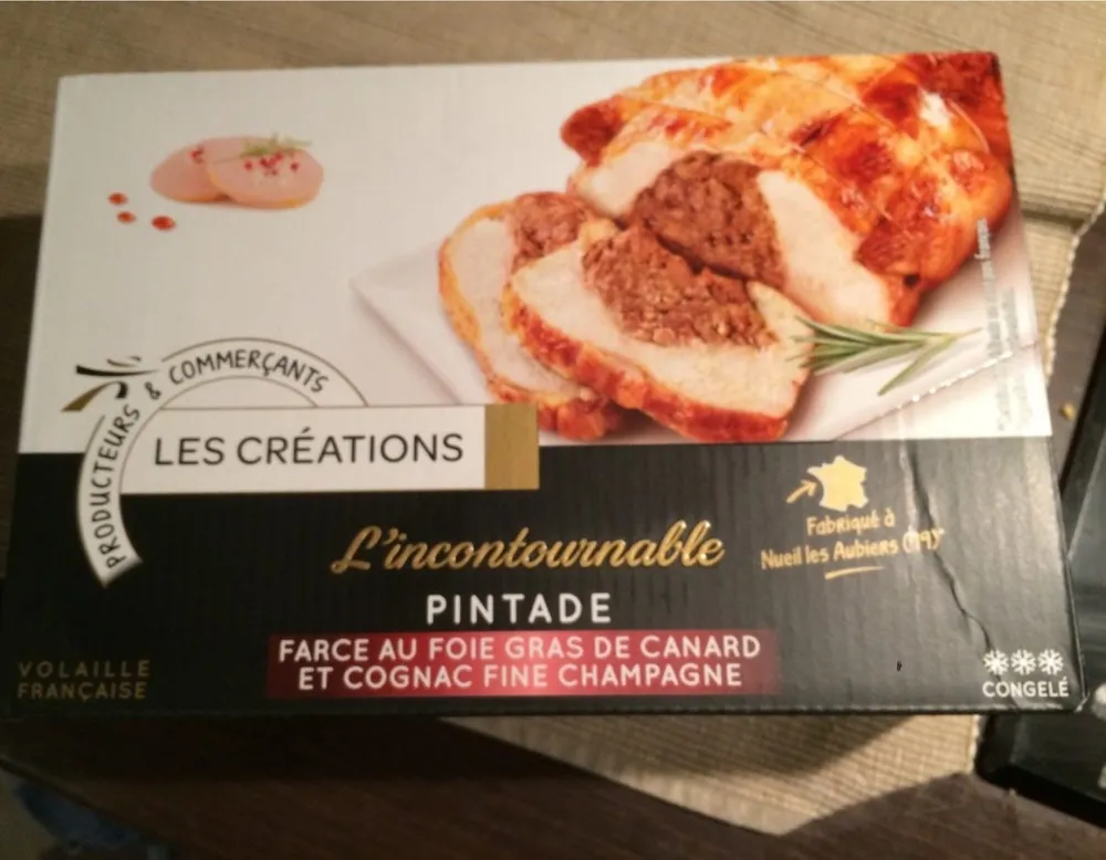 Les creations l'incontournable pintade