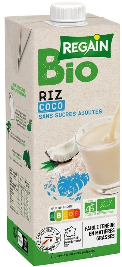 Boisson riz et coco BIO 1L