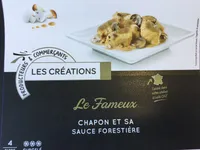 Chapon et sa sauce forestiere