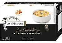 CASSOLETTES D'ESCARGOTS ECREVISSES SAUCE CREME D'AIL - 2* 100g - FESTIF