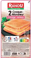 Croque monsieur jambon fromage