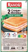Croque monsieur chevre jambon