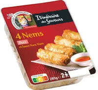 Nems porc et sauce nuoc mam
