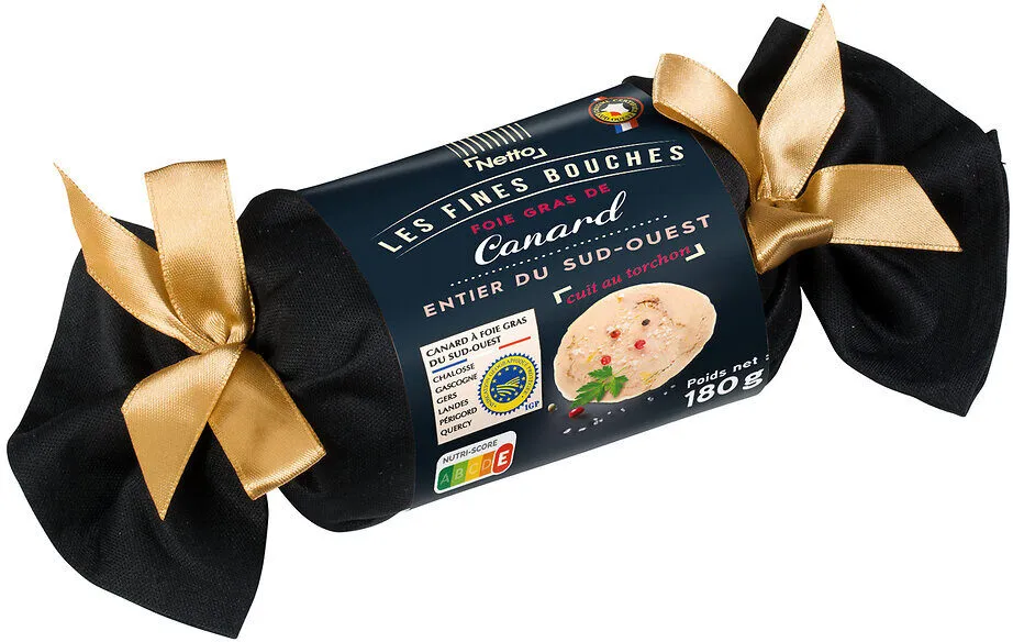 Festif 2024 - foie gras de canard entier igp sud-ouest - torchon - 180g