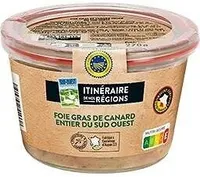 Festif 2025 - foie gras de canard entier igp sud-ouest - bocal weck - 270g