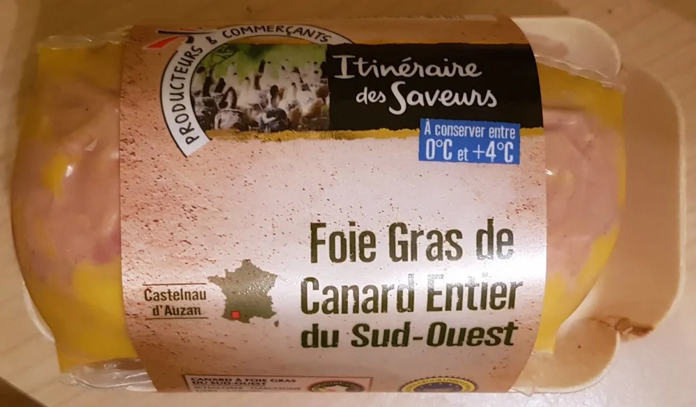 Foie gras de canard entier du sud-ouest