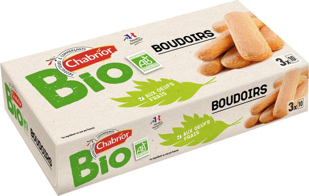 BOUDOIRS AUX OEUFS FRAIS BIO - 175g