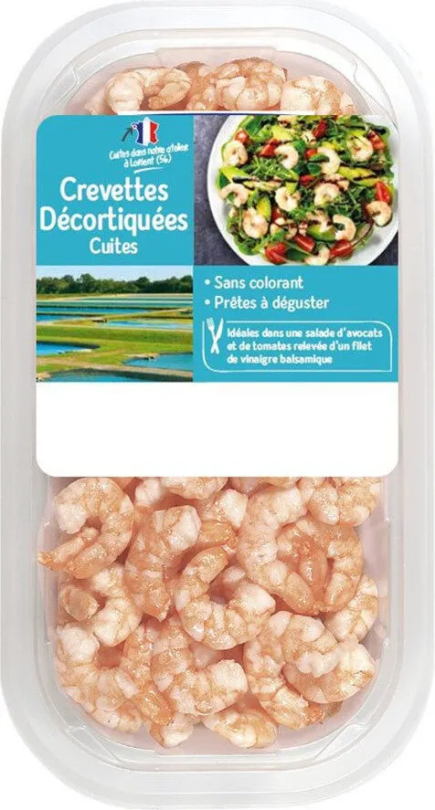 Crevettes decortiquees cuites 160g
