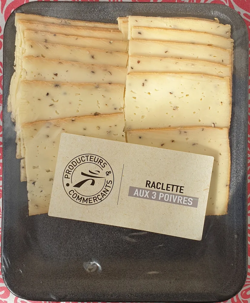 Raclette aux 3 poivres