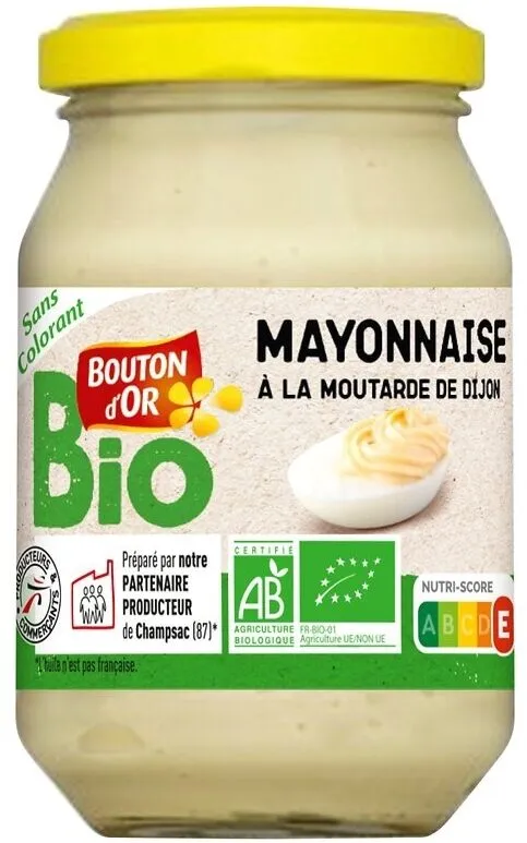 Mayonnaise biologique à la moutarde de Dijon - 235g
