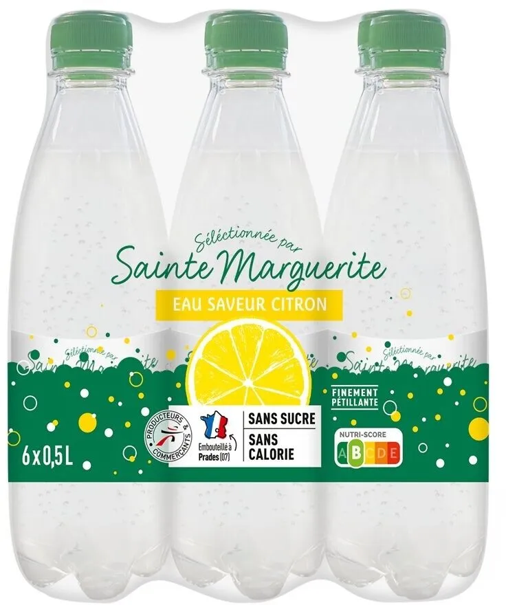 Eau gazeuse aromatisee citron select