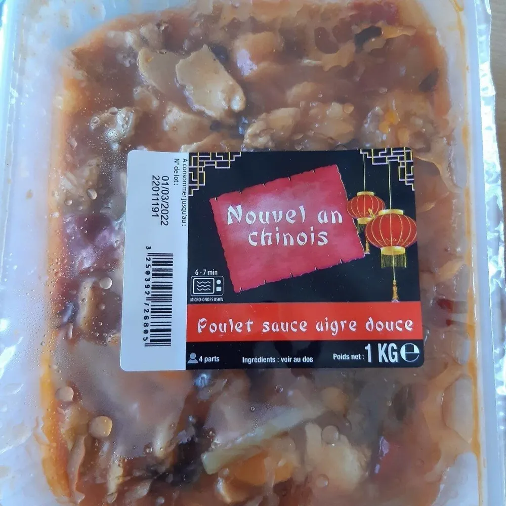 Poulet sauce aigre douce