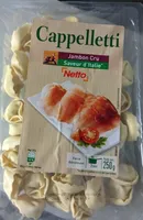 Pâte farcies au jambon cru