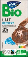 Tablette BIO dessert - Chocolat au lait - 200g