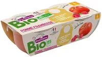 Pots fruits BIO Pomme Framboise- 6 mois - 2X120g