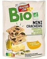 Mini crackers emmental graines de crouges Bio - 110g