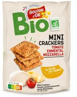 Mini crackers tomate emmental mozzarella - BIO