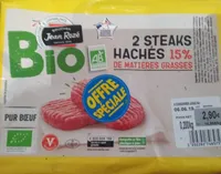 Steack haché  15% de matières  grasses