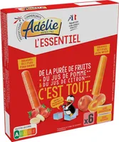Bâtonnets 100% fruits Fraise-Banane Pêche-Abricot - P'tits Prods
