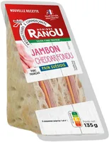 Sandwich Pain Suédois - Jambon Cheddar - 135g