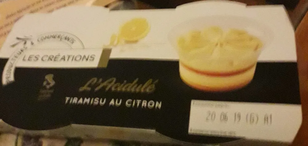 TIRAMISU CITRON 2x100g