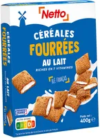 Céréales fourrées au lait 400g