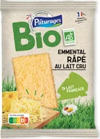Emmental râpé au lait cru bio
