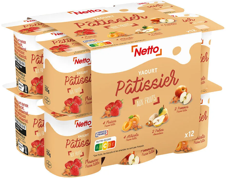 Yaourt façon pâtissier 12x125g