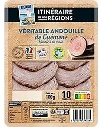 VERITABLE ANDOUILLE DE GUEMENE TRANCHEE VPF 10T 100G IDR - massif TRAD