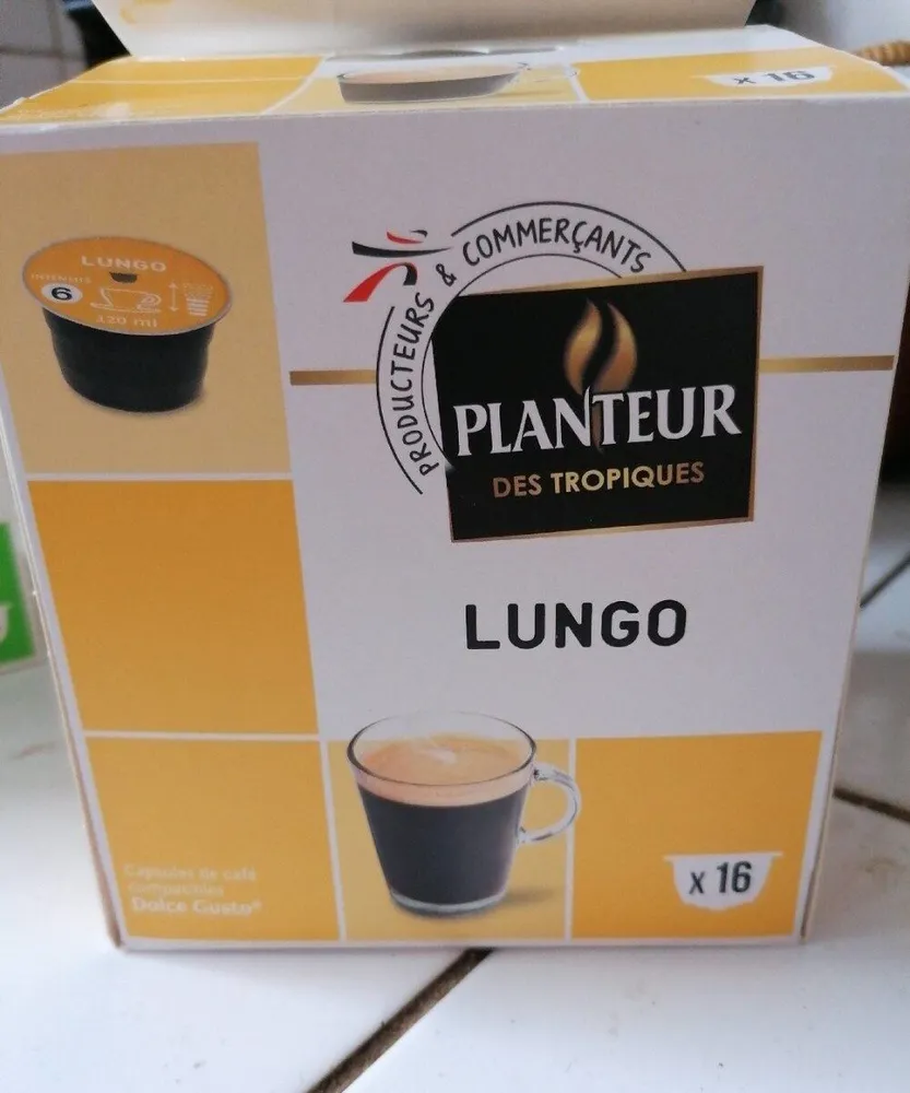Capsule compatible dolce gusto planteur des tropique lungo