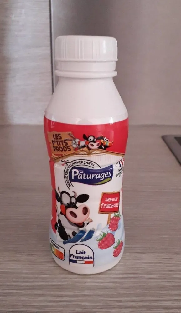 Yaourt à boire saveur framboise