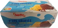 LAIT GELIFIE AROMATISE PANACHE 16X100G - chocolat, vanille